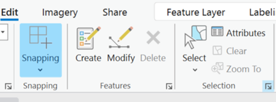 Ribbon Edit Tab