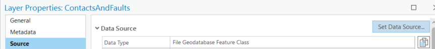 Set Data Source